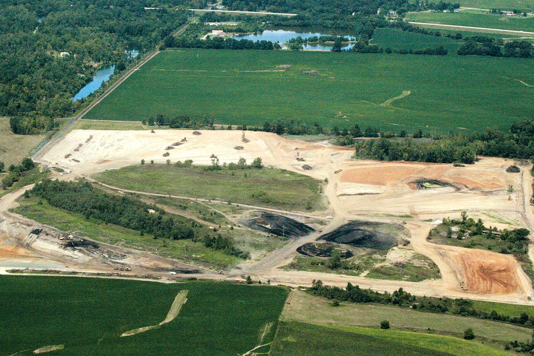 Aerial Shot of construction on The Phoenix Elevator
